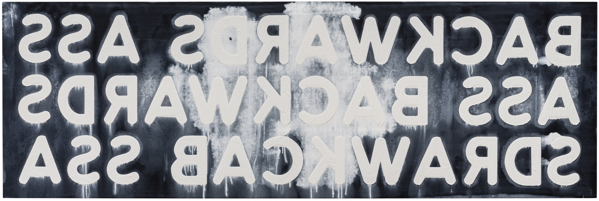 Mel Bochner Ass Backwards