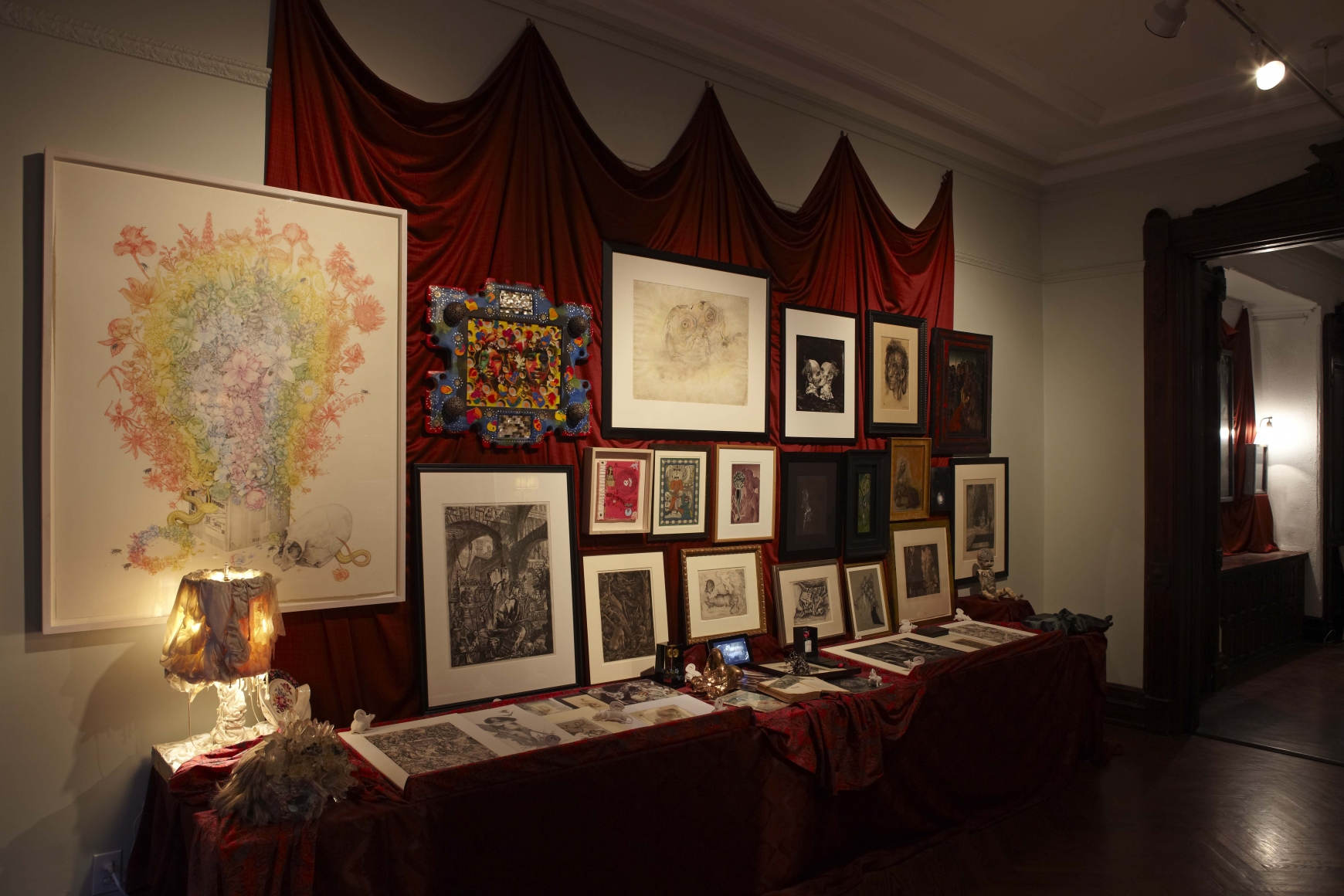 Night Scented Stock (Installation View), Marianne Boesky Gallery, Uptown, 2011