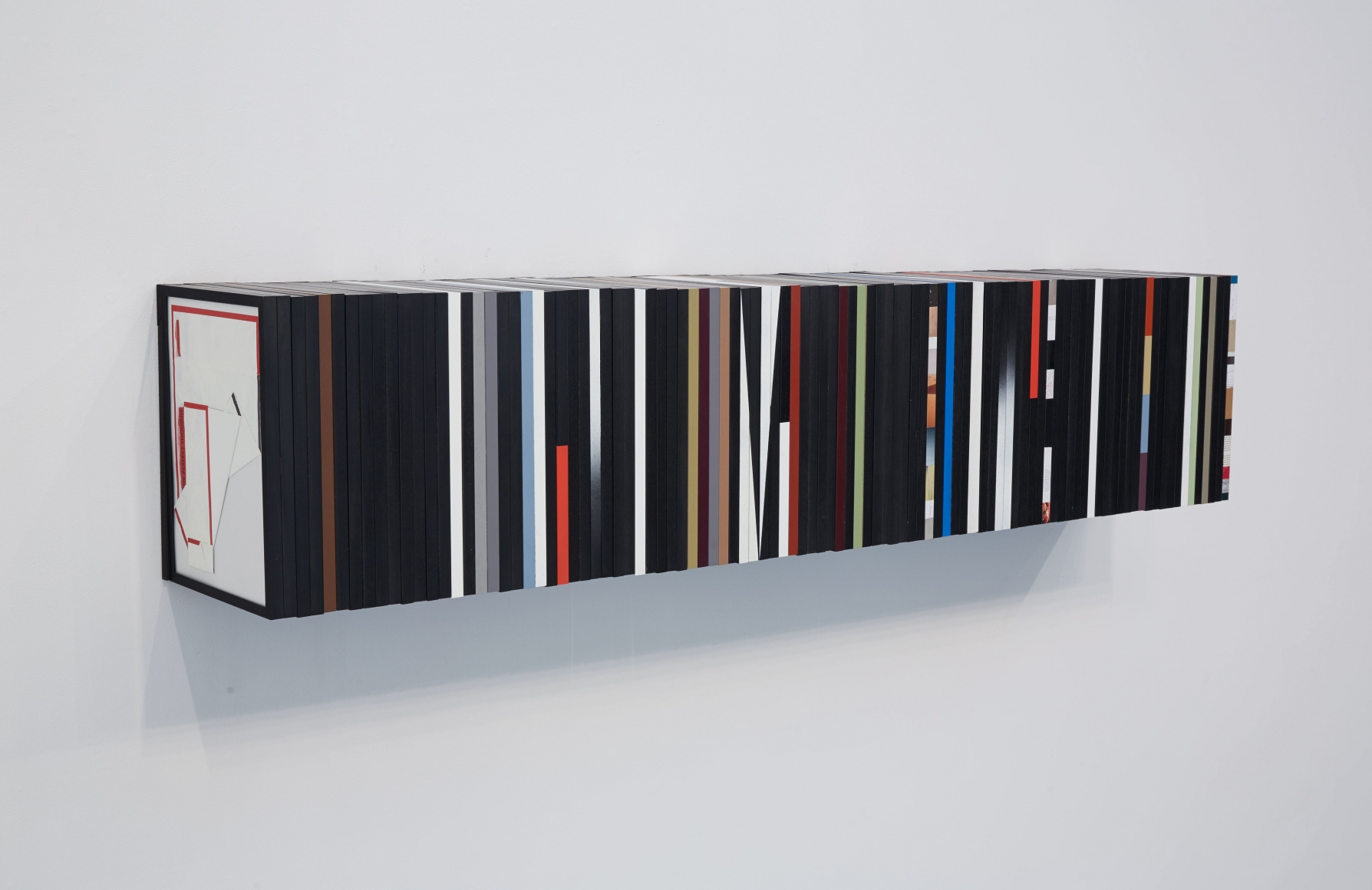 three dimensional block with array of colors by matthias bitzer