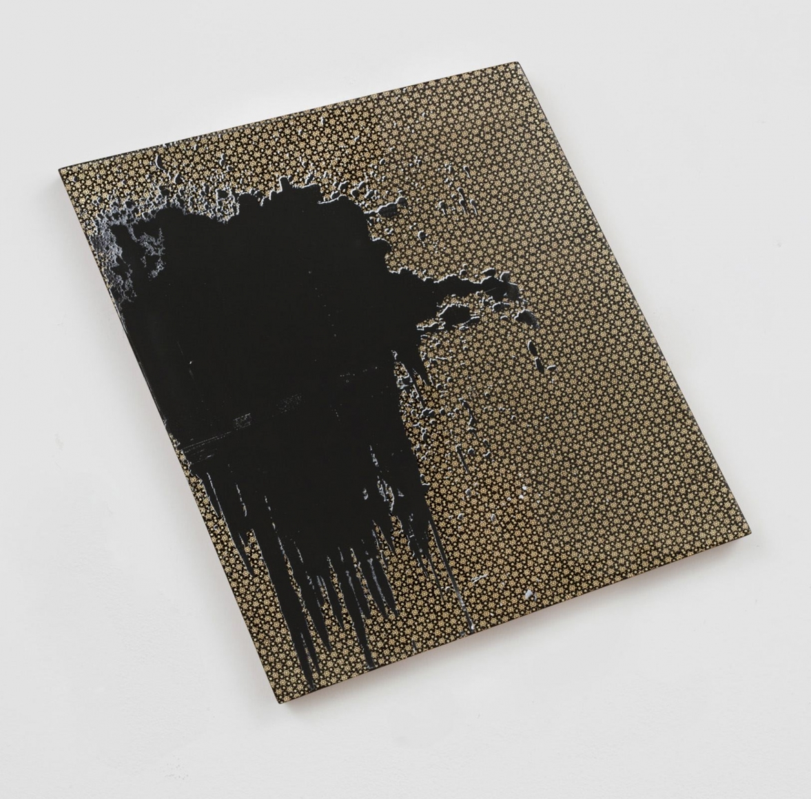 Untitled, 2015, Silkscreen ink and marquetry