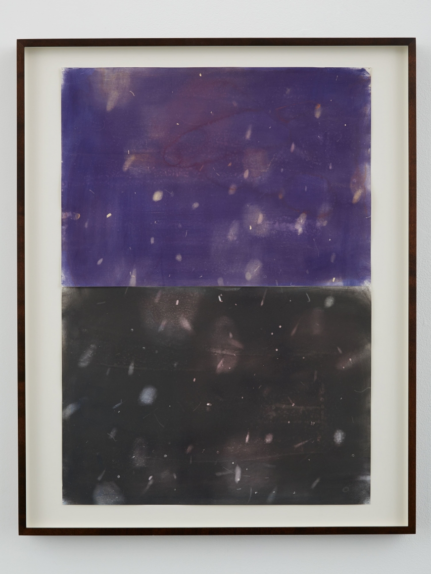 Untitled (Snow), 2014, Mixed media on paper