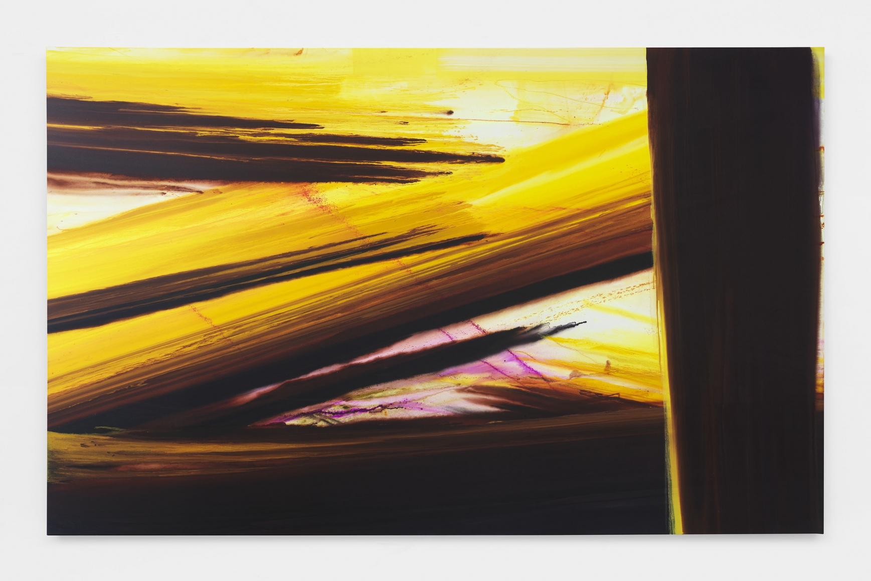 Barnaby Furnas flood painting in yellow