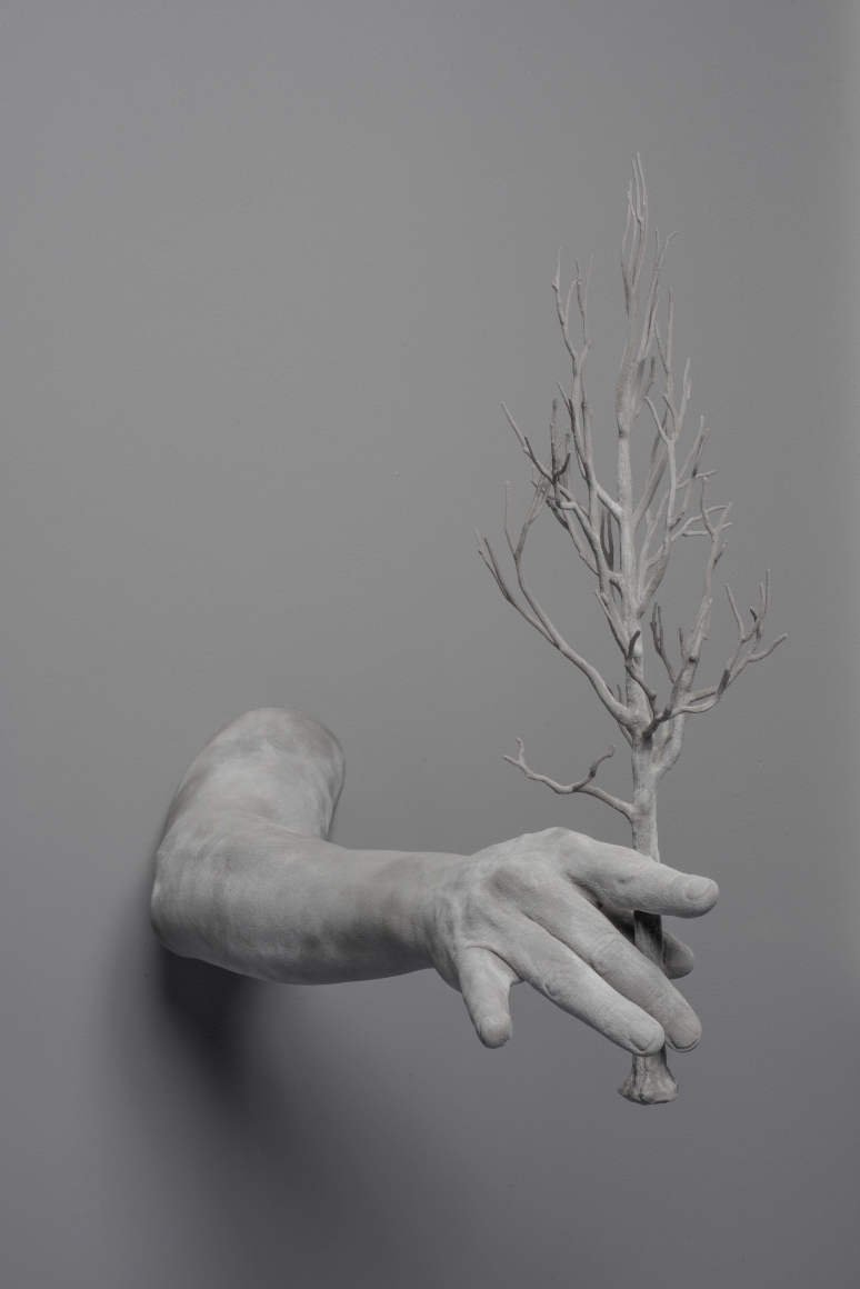 Gesture (Tree), 2015, Synthetic plaster, polyamide