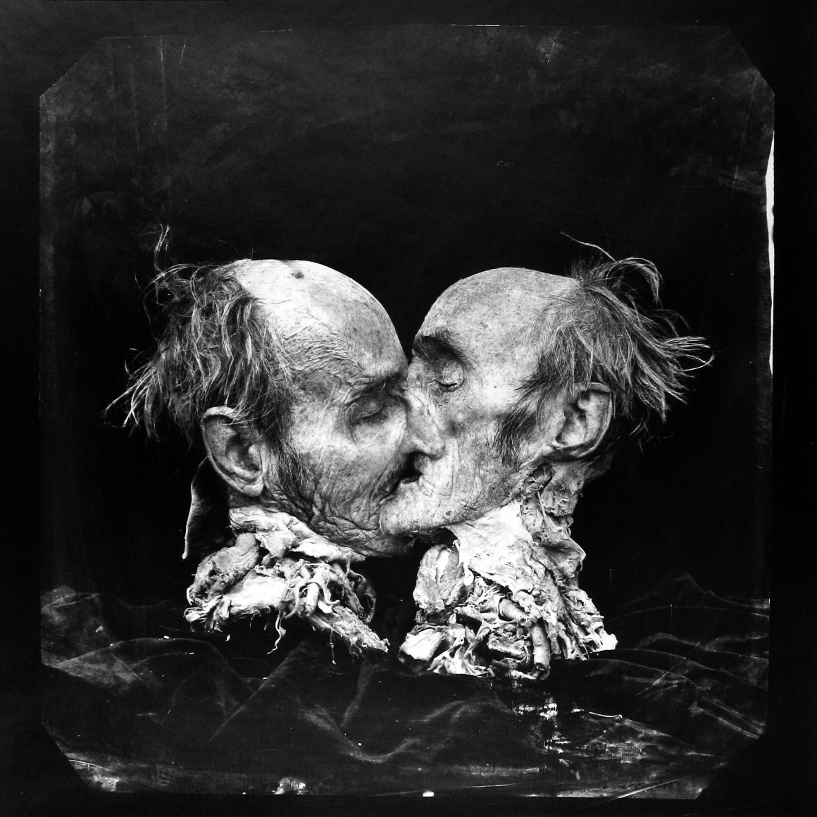 Joel-Peter Witkin, The Kiss (Le Basier), New Mexico, 1982, printed c. 1982