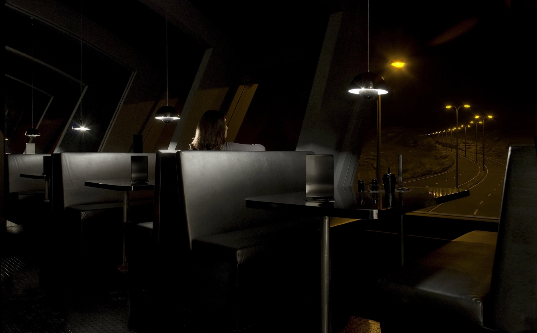a contemporary art installation with mixed media by the artist Hans Op de Beeck
