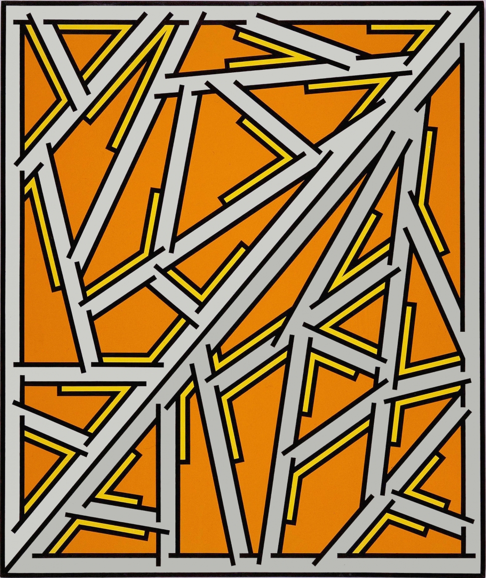 Untitled #14, 1977, Acrylic on linen