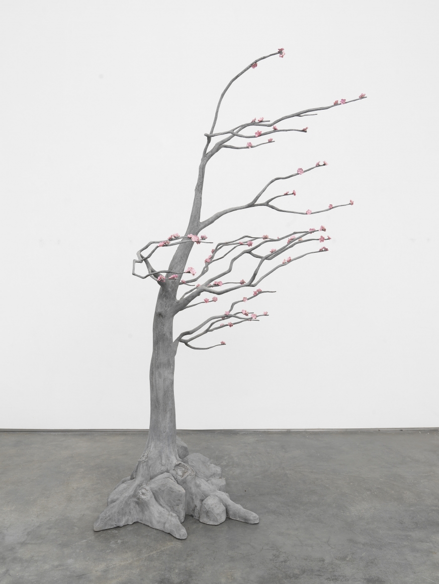 Blossom Tree (3), 2018, Steel, concrete, polyurethane, coated polyester, epoxy resin