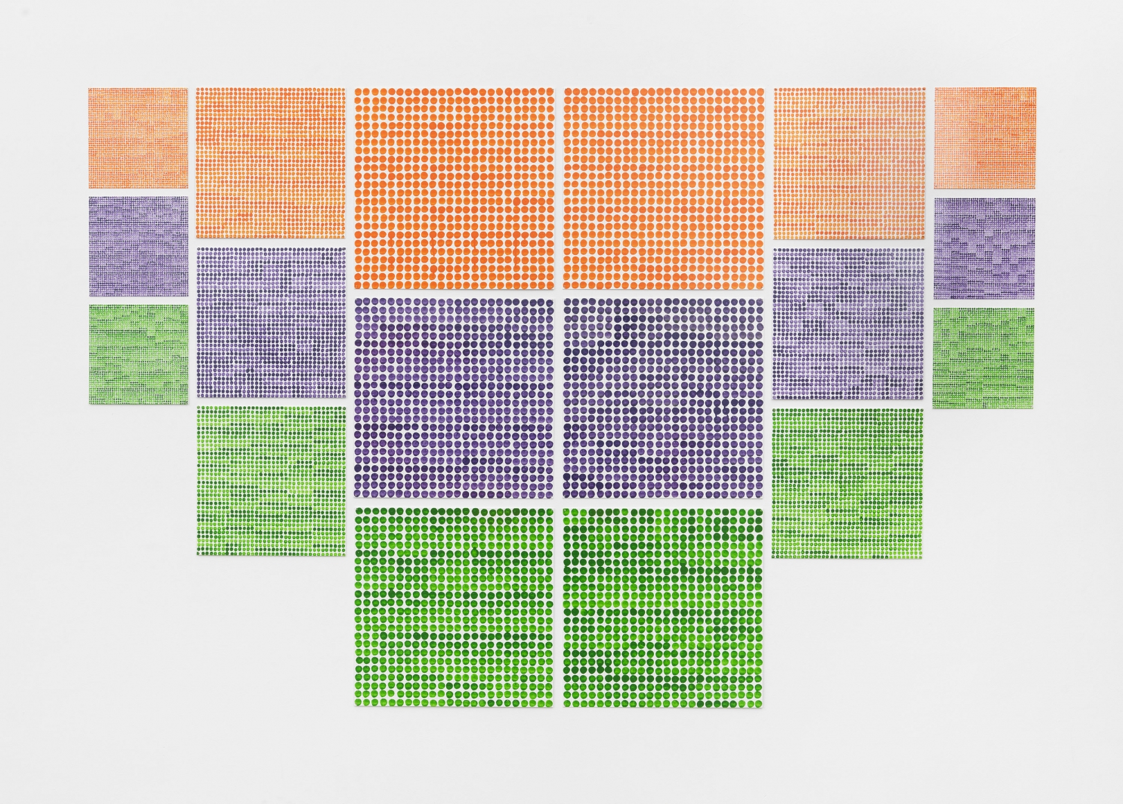 Jennifer BArtlett, grid painting from 2007
