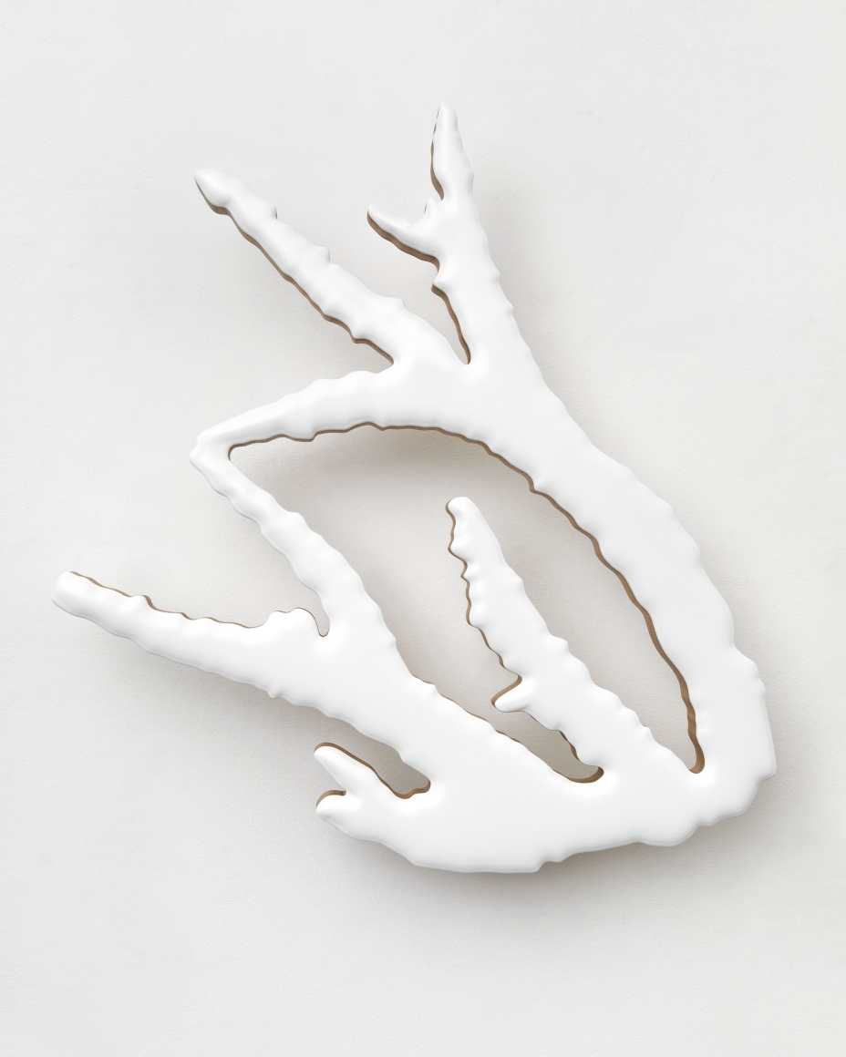 white coral fragment sculpture