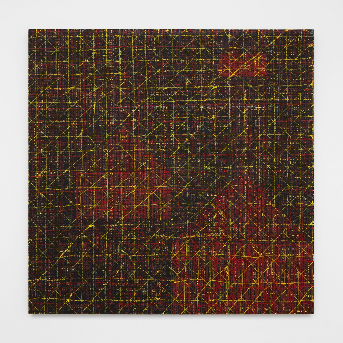 Houses: Thin Lines, 1998, Oil on canvas