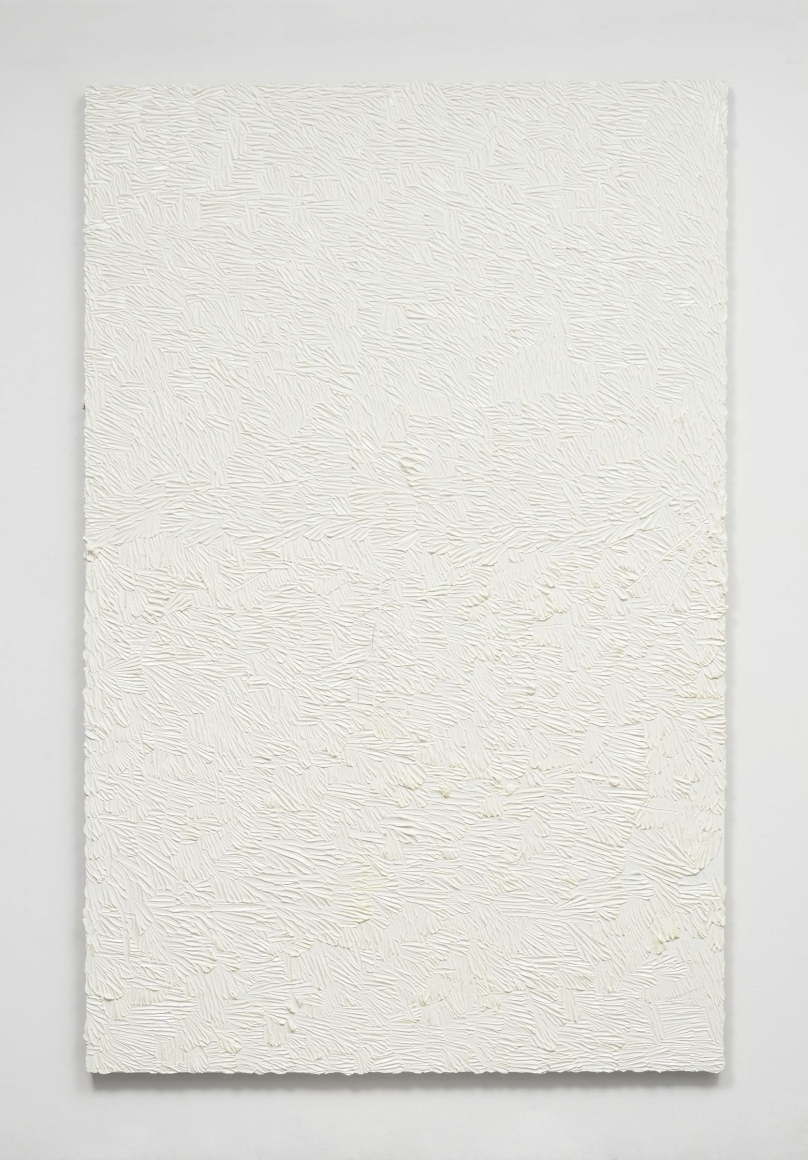 Elegy for whatever (postcript in white), 2016, Oil on linen