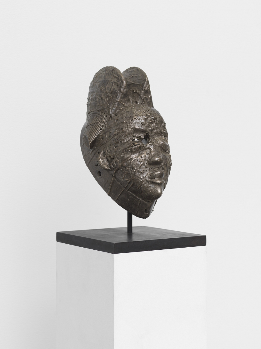 Sanford Biggers's BAM sculpture for sale at a Chelsea art gallery