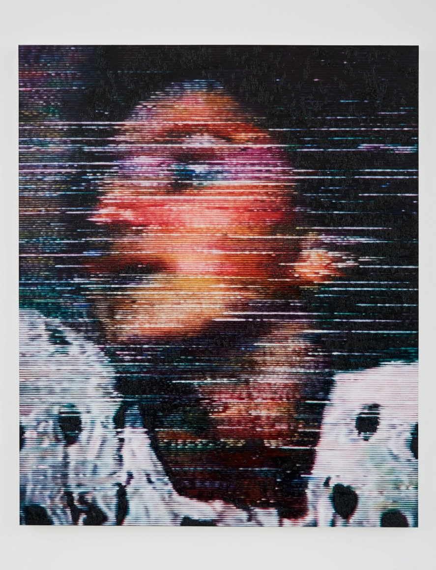 A crumpled draft in closed palm, 2014, Oil on linen