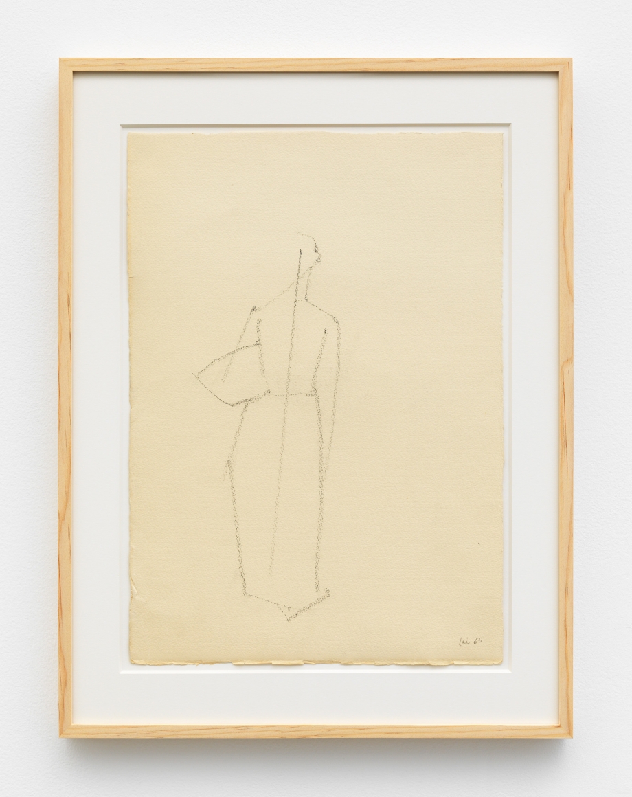 Woman with basket on the side, 1965
