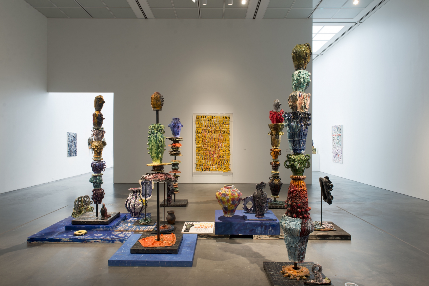 an exhibition of the ceramic works of william j. o'brien in a museum in chicago