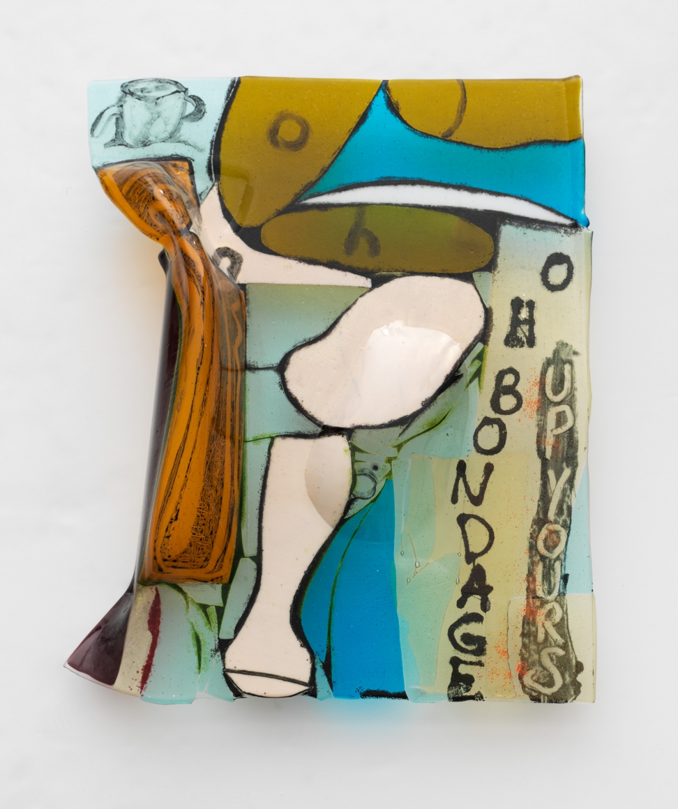 Oh Bondage!, 2017, Fused glass