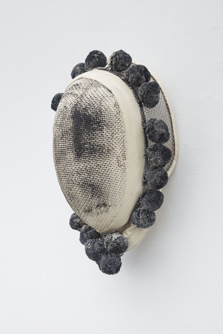 Allison Janae Hamilton, (side) Fencing mask 3, 2018