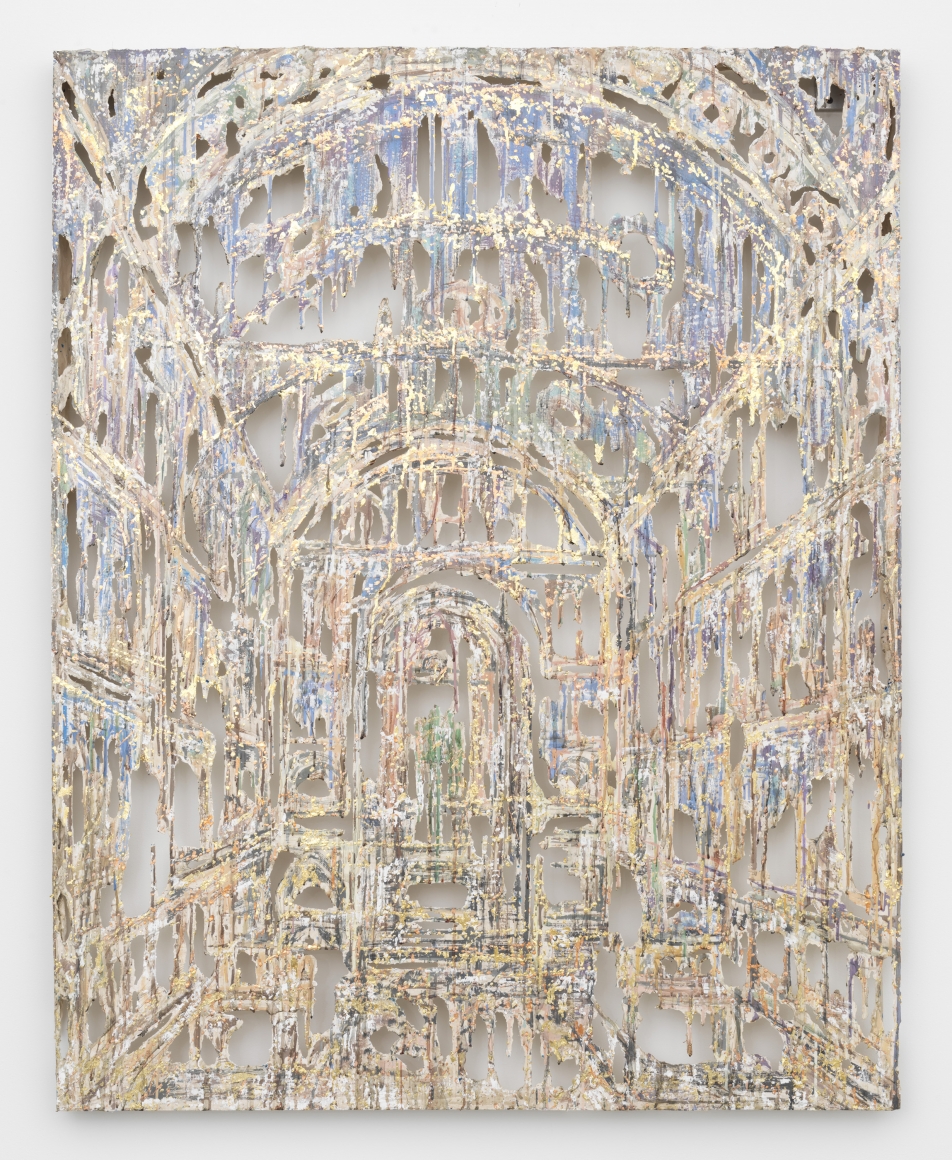 an architecutral wall panel by Diana Al-Hadid available for purchase