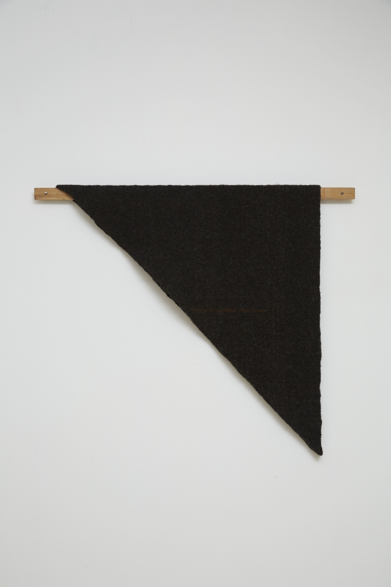 Helen Mirra, Waulked Triangle, NH01/CT04d, 2014