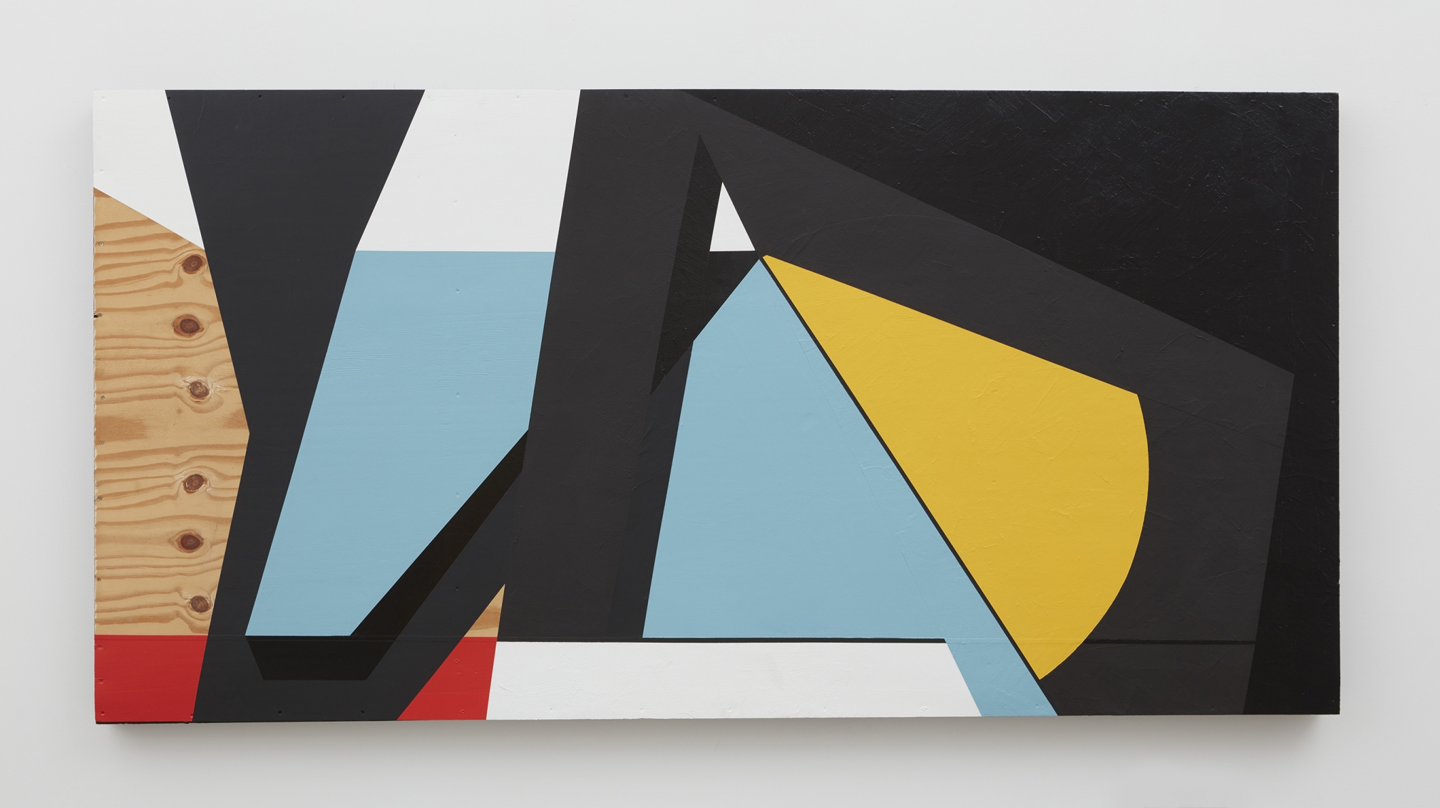 large colorful abstract painting on wood by serge alain nitegeka, a south african artist