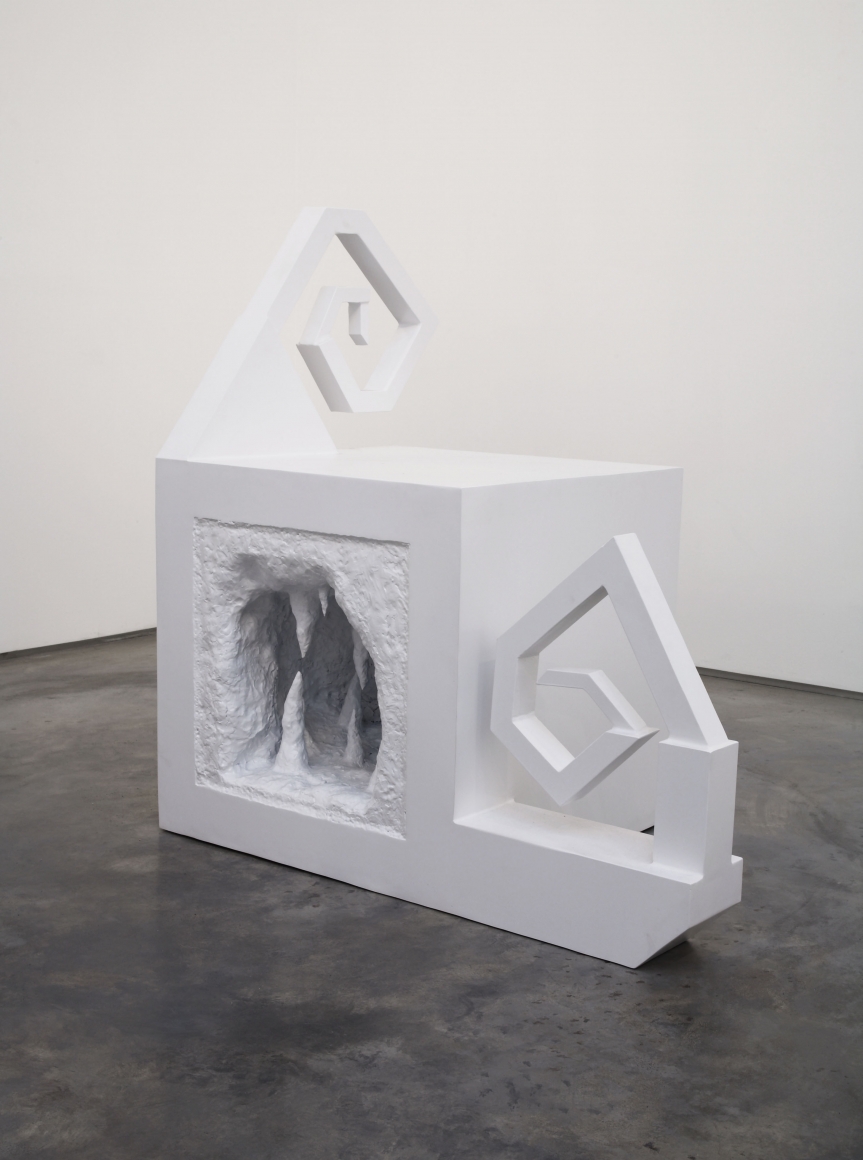 sculpture by liz craft with stalactites and stalagmites
