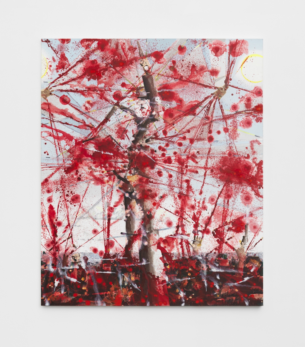 a painting on linen by contemporary painter barnaby furnas