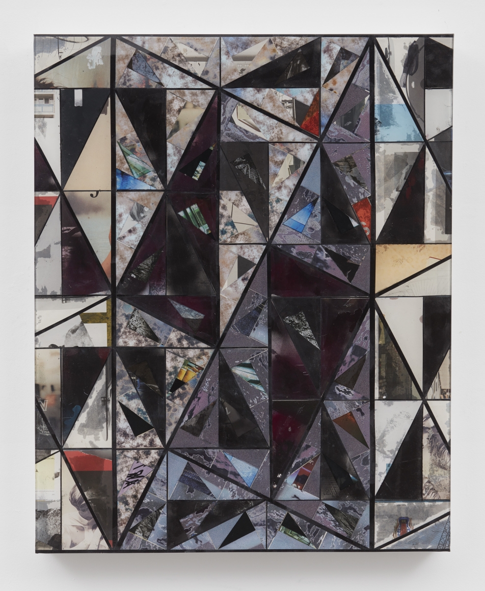 a geometric abstract artwork by Matthias Bitzer for sale in Chelsea New York