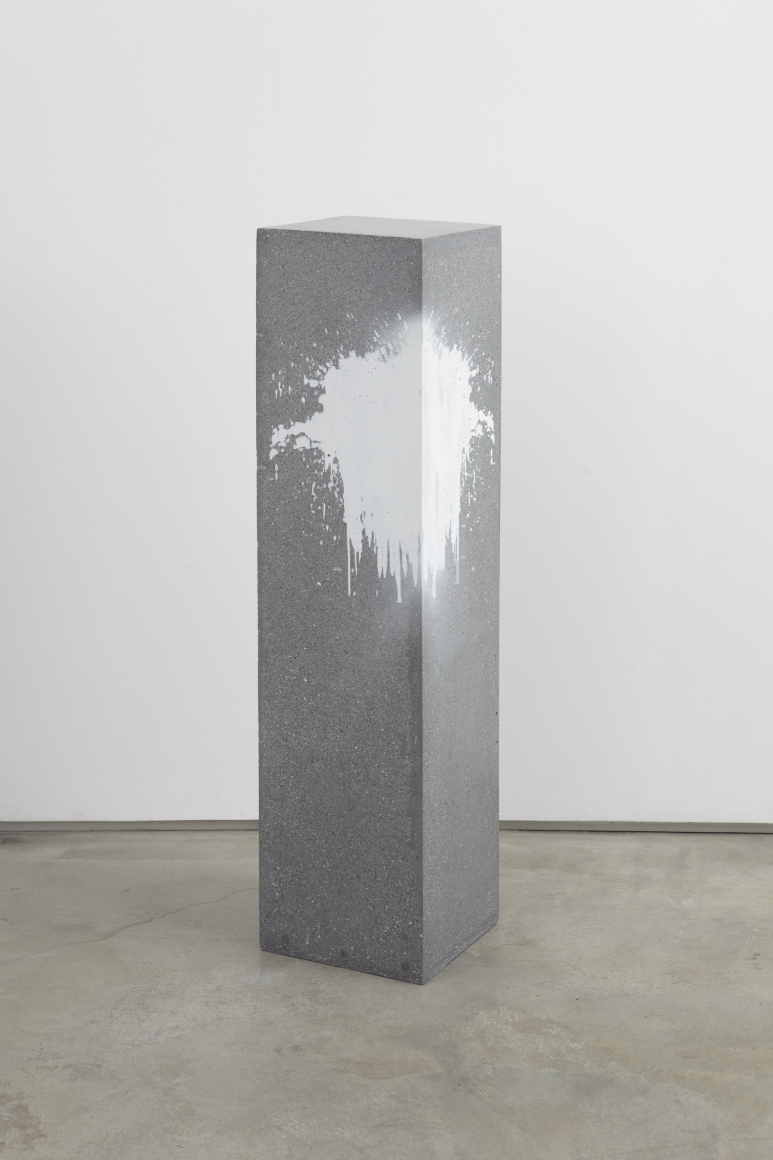 Untitled, 2012, Silkscreen ink on concrete