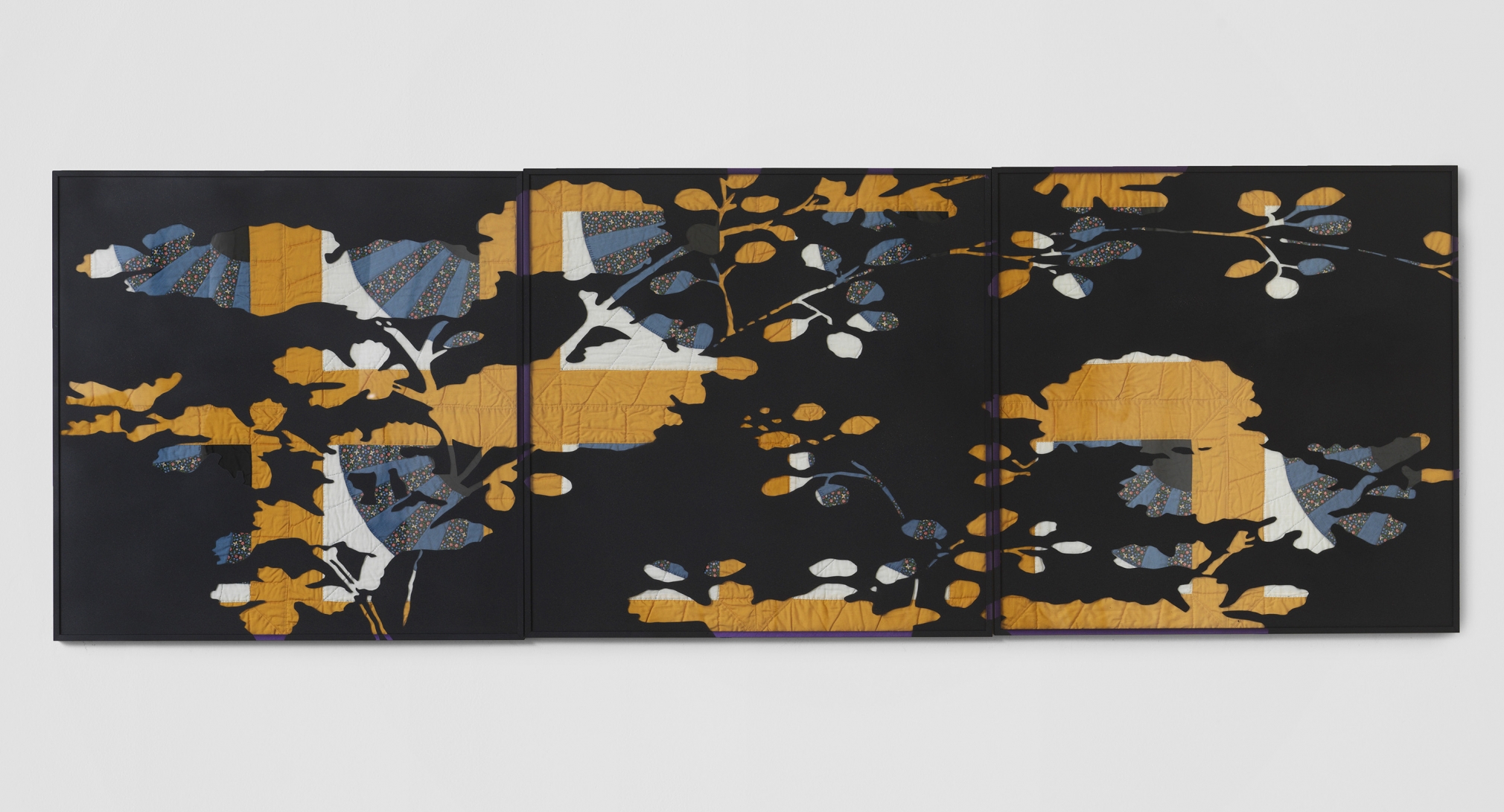 a contemporary work of textile or fiber art by Sanford Biggers