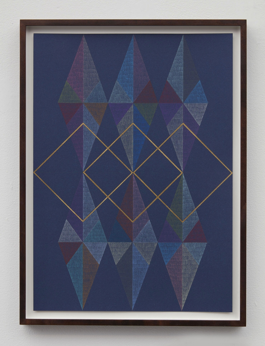 geometric abstraction artwork by artist claudia wieser