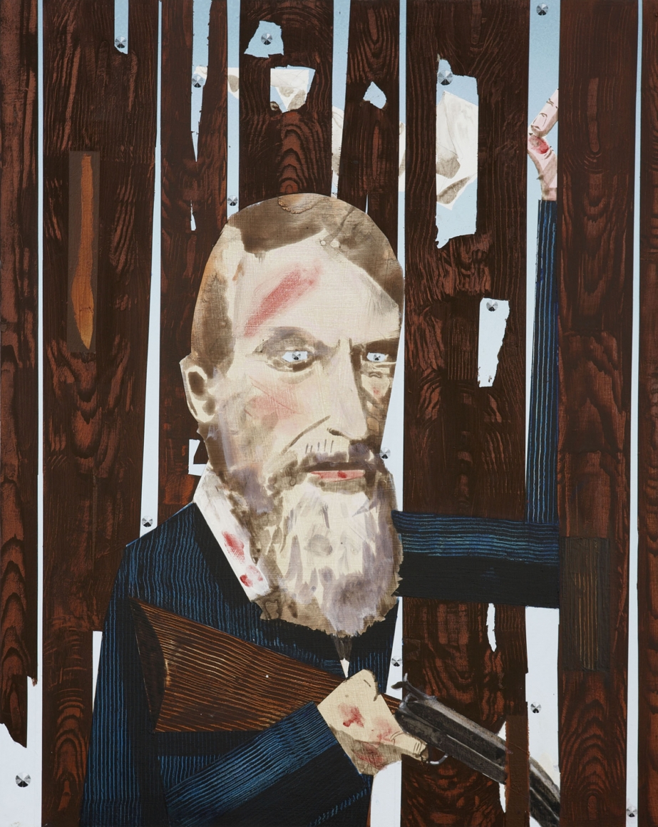 Raider I (John Brown), 2008, Acrylic on honey comb panel
