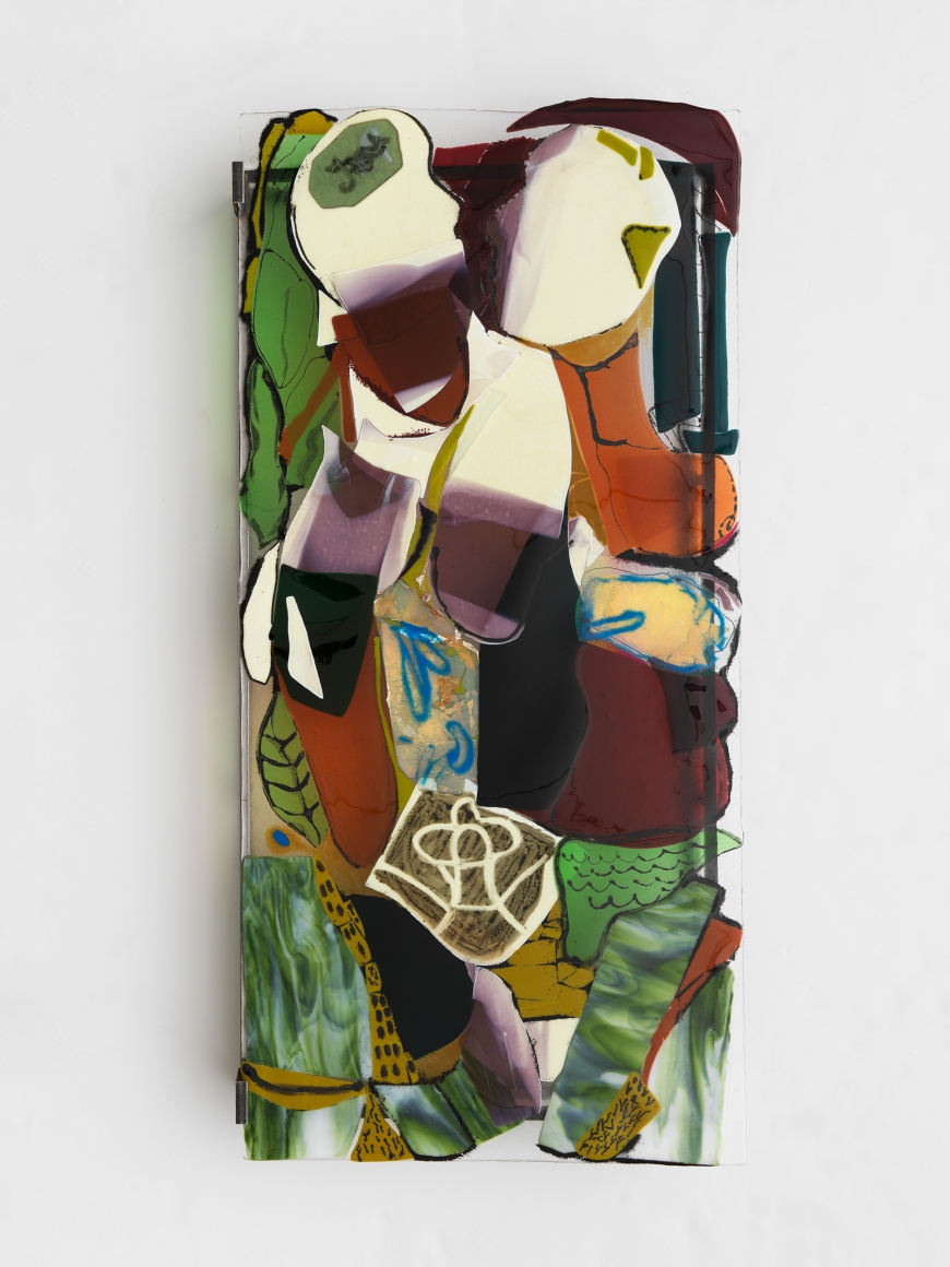 Hornet Heart, 2017, Fused glass