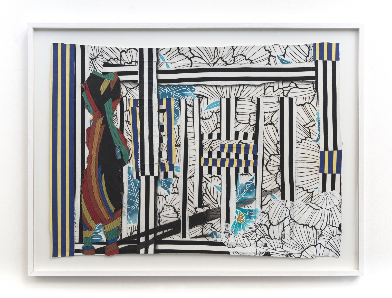 a textile contemporary art by Sanford Biggers available for purchase