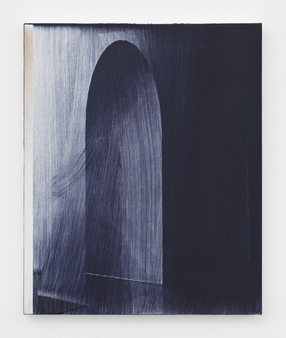 Untitled, 2017, Singed oil on linen