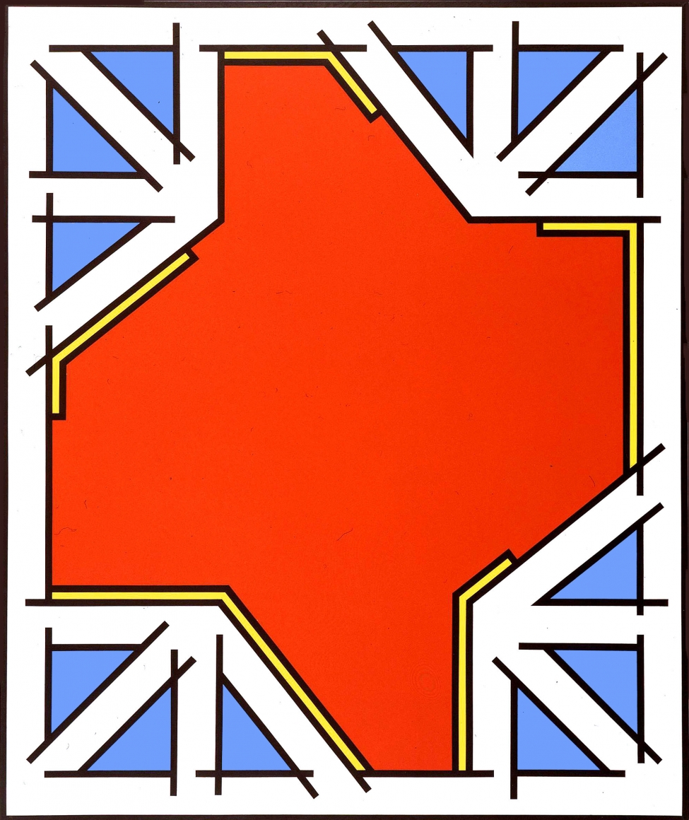 Untitled, 1976, Acrylic on linen