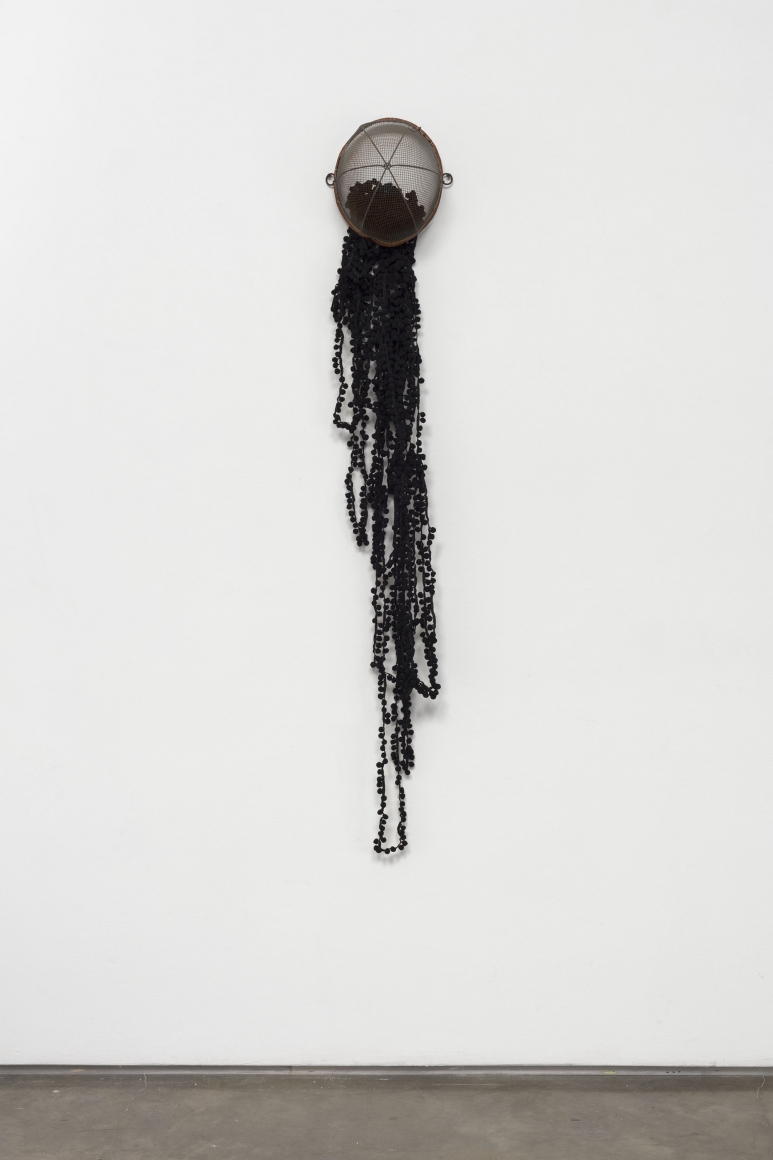 Fencing mask 8, 2018, Polymer gypsum, fiberglass, steel, pigment