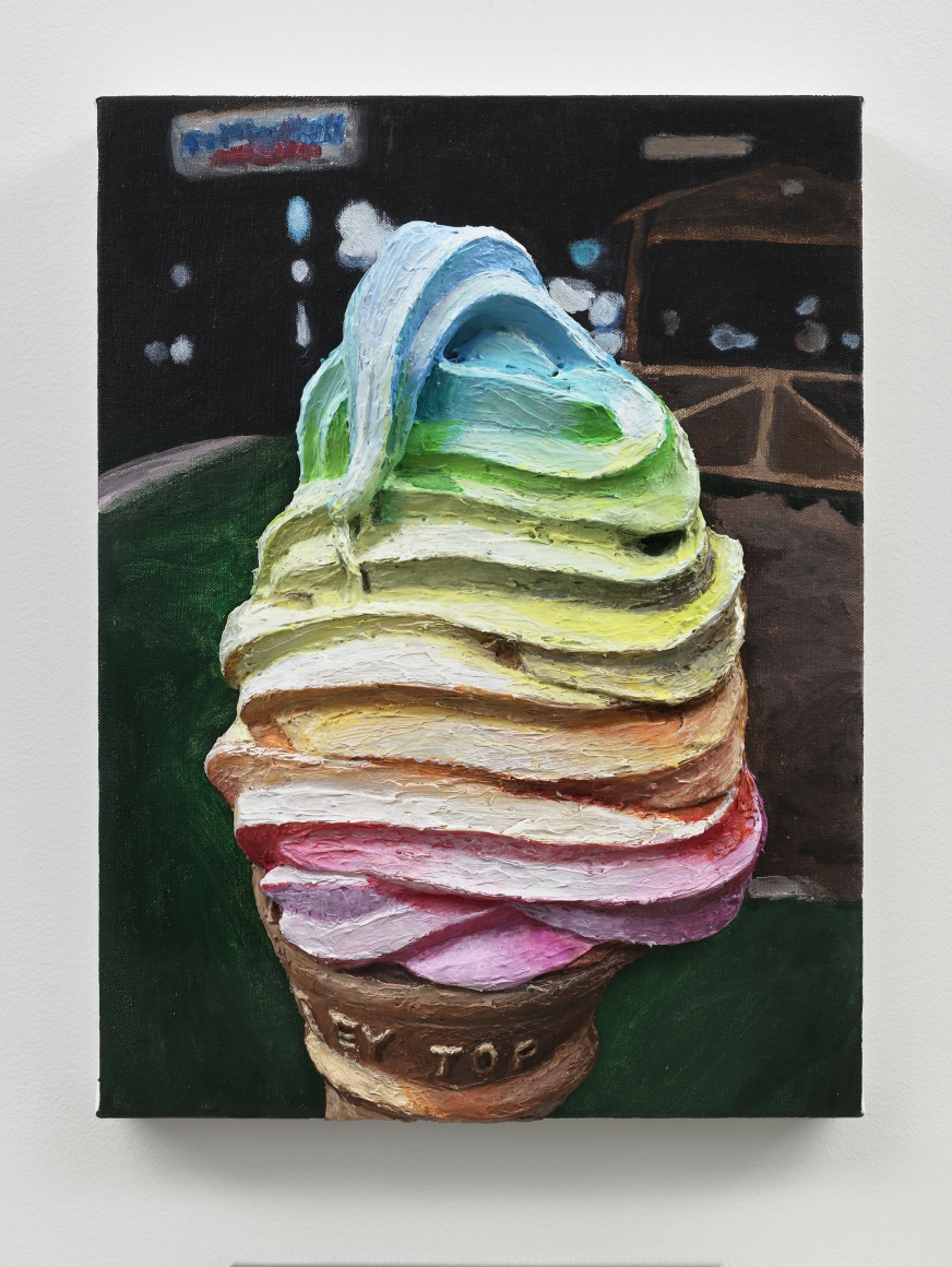 The life I deserve, 2016, Acrylic on canvas on panel