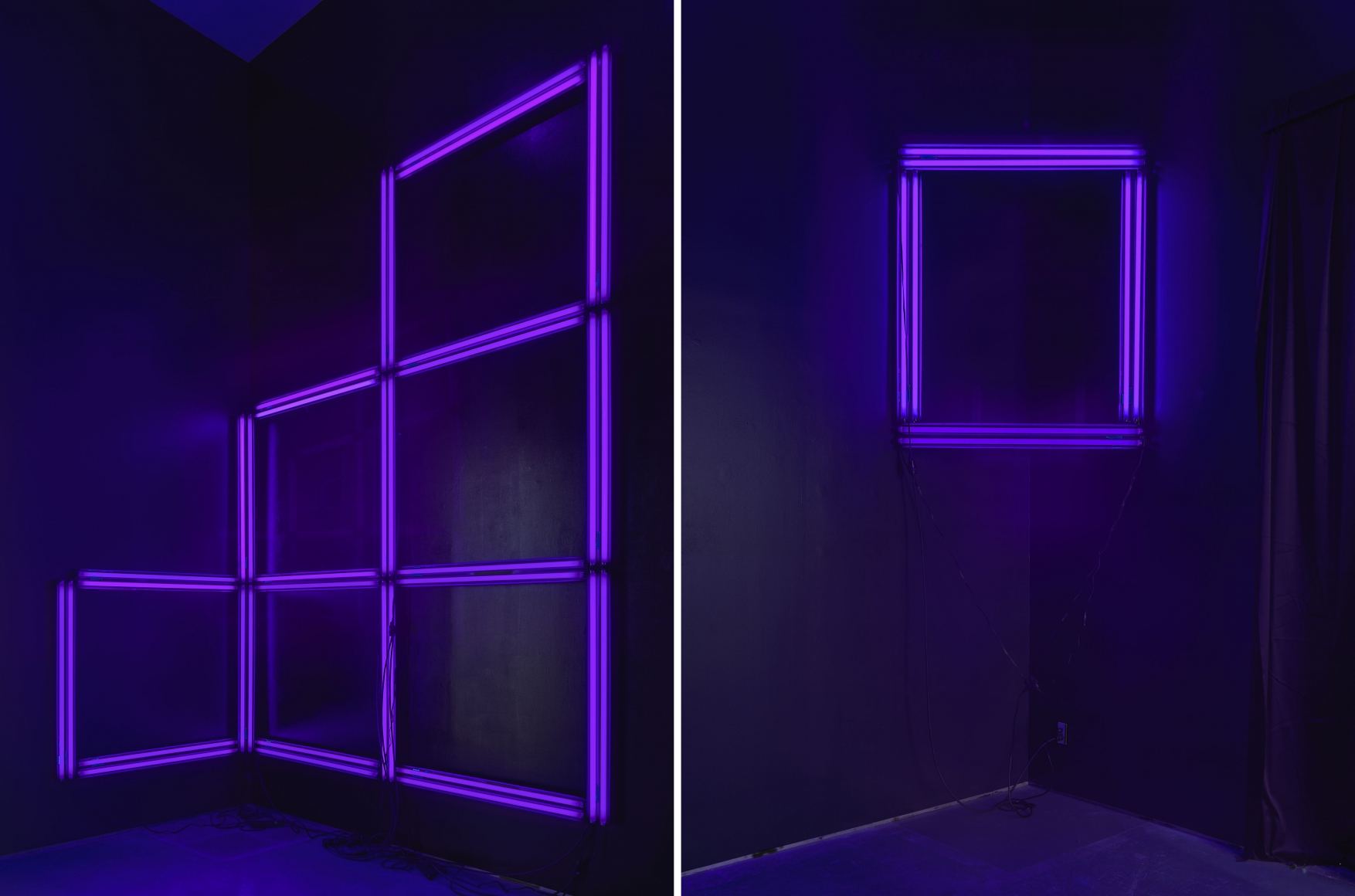 44, 2019 Blacklight, black power strip, black extension cord and three types of black paint