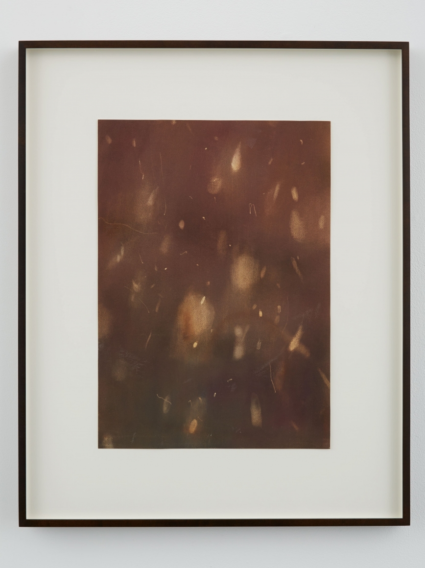 Untitled (Snow), 2014, Mixed media on paper