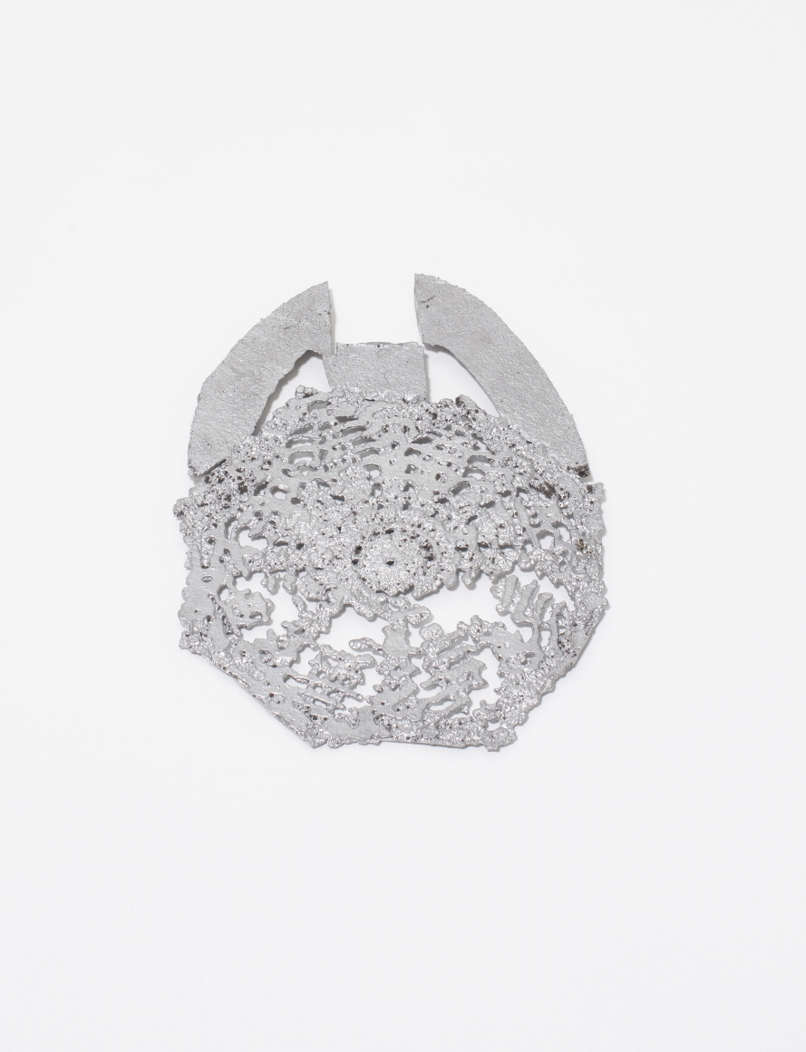 ektor garcia, aluminum doily, 2018