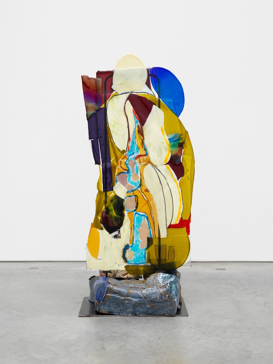 Daughter, 2017, Glass, steel armature, ceramic base