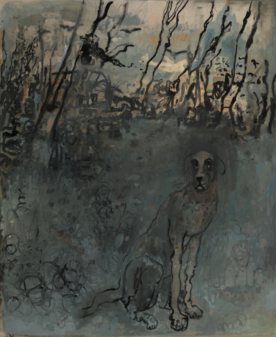 Hannah van Bart dog painting