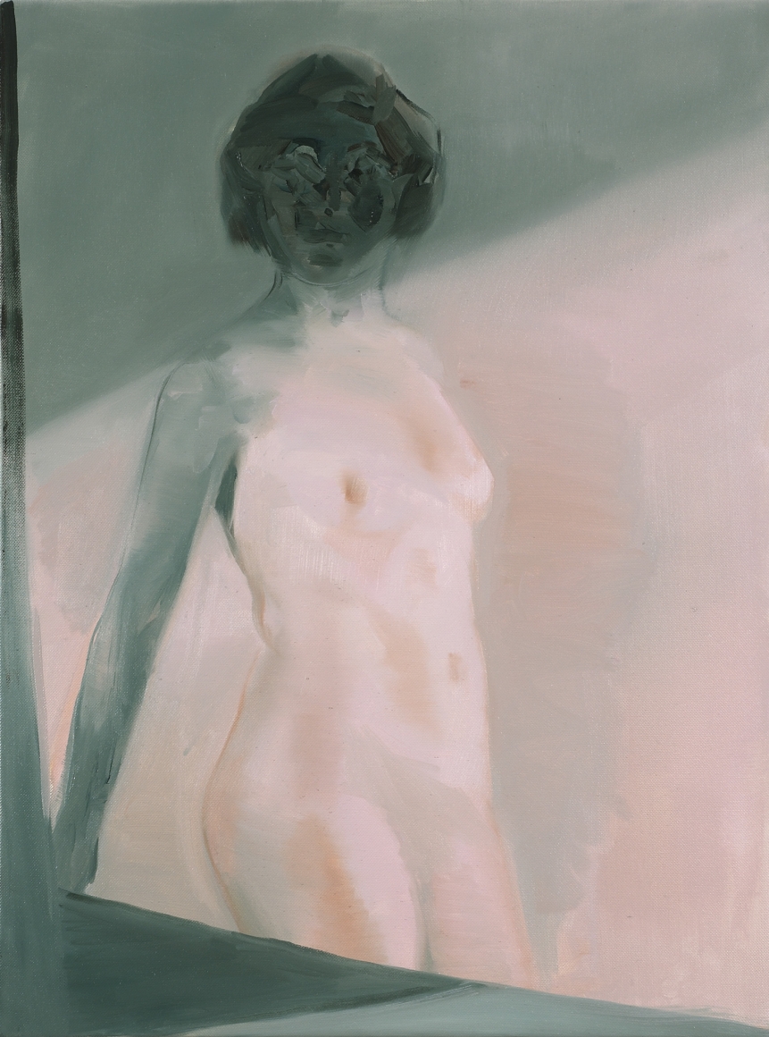 portrait of a nude woman in the light by kaye donache