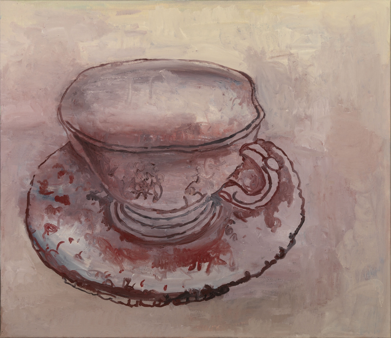 Hannah van Bart teacup painting