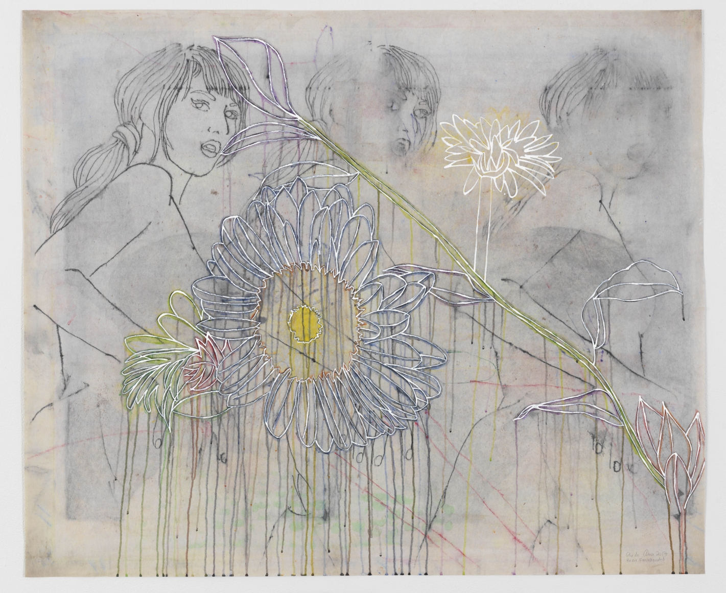 Ghada Amer, Disarray of Emma Bovary, 2017
