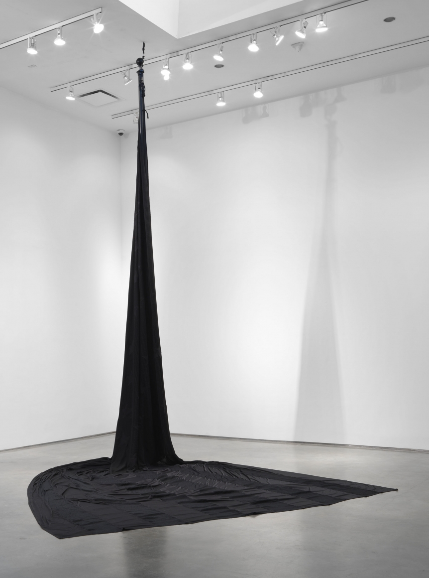 Black Cotton Flag Made in Georgia, 2018