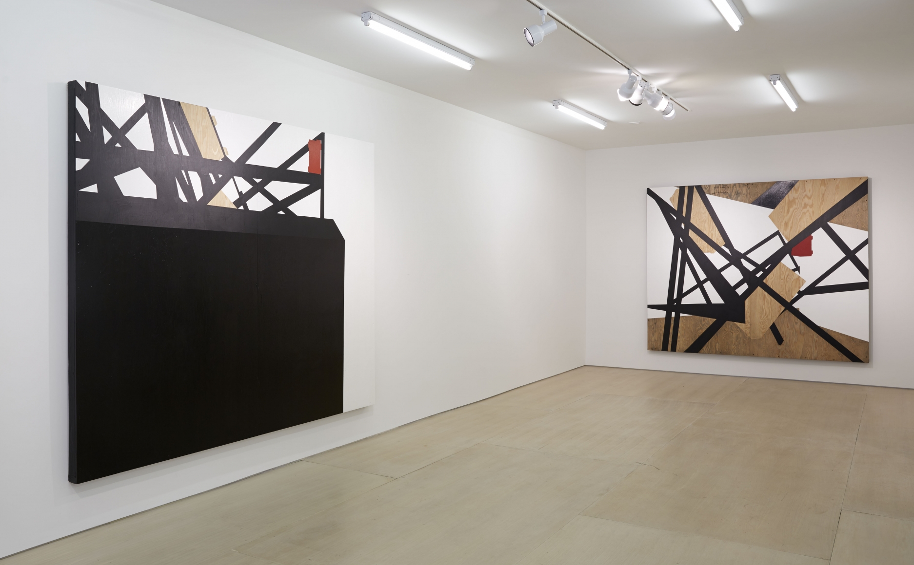 Morphings in BLACK (Installation View), BOESKY EAST, 2014