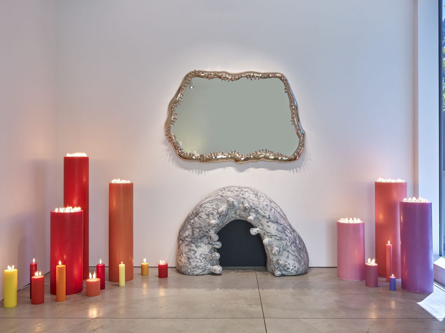 Stonely Planet (Installation View), Boesky West, 2018