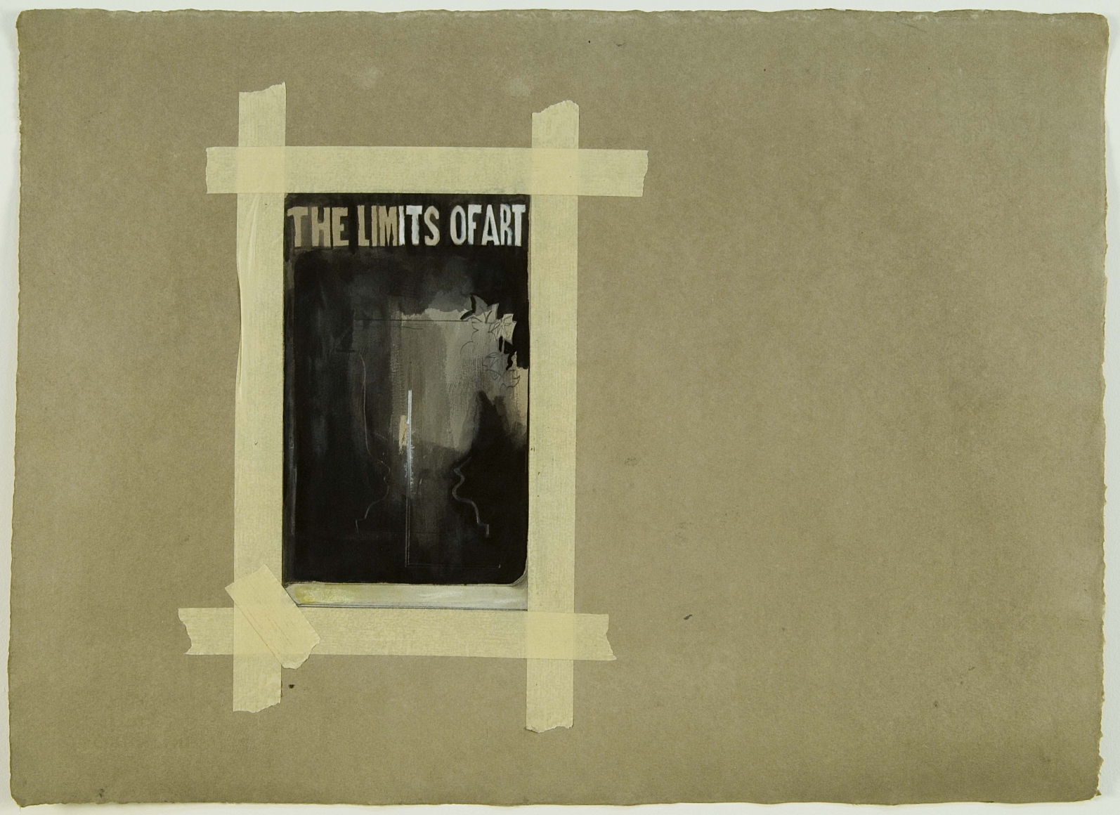 Kianja Strobert Limit of Art I, 2006, Ink, graphite and chalk on press paper