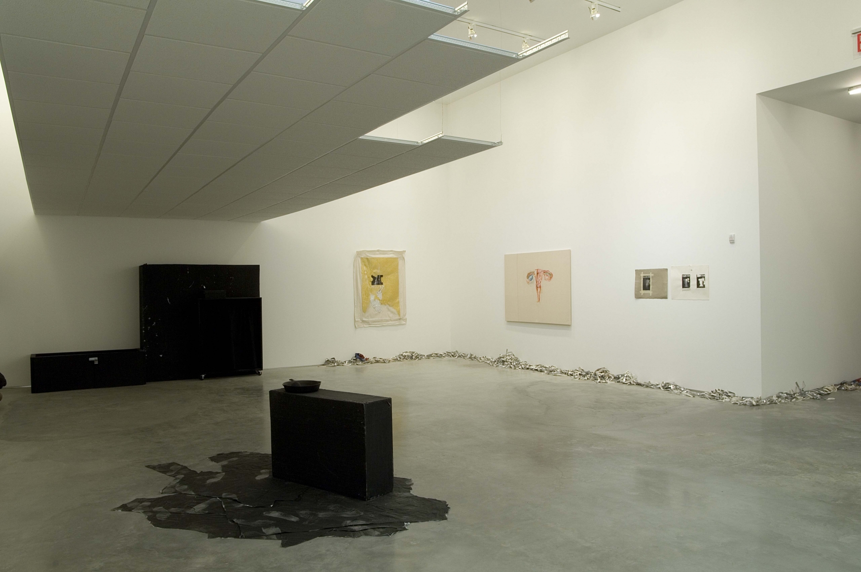 Joe Deutch, Jay Heikes, Chris Moukarbel, Kianja Strobert, Jeffrey Wells Group Show (Installation View) , Marianne Boesky Gallery, 2006